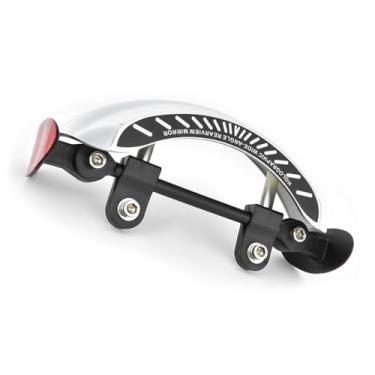 Imagem de AYNEFY Espelho Retrovisor para Motocicleta, Espelho Retrovisor Universal de 180 Graus Com Montagem Central, Ideal para Pilotos de Motocicleta e Scooter