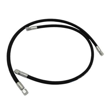 Imagem de Meyffon Mangueiras de válvula desviadora de escavadeira de 32 polegadas para miniescavadeira chinesa de 1-2 toneladas, mangueiras flexíveis de interface de 1/4 polegada para mangueira M14, 60MPa