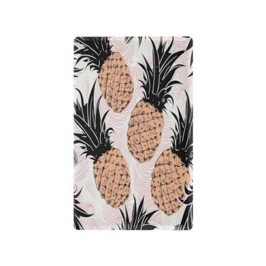 Imagem de Wassud Placa de cobertura de interruptor de luz de abacaxi, 1 capa de tomada em branco placa de parede decorativa decoração de casa sala de estar quarto