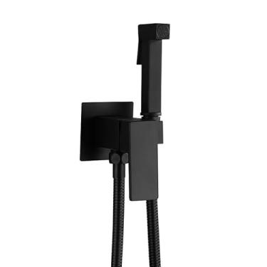 Imagem de uhyOHF Cabeça de chuveiro kit de pulverizador de bidê portátil banheiro vaso sanitário bidê pistola torneira spray cabeça de chuveiro pulverizador de bidê de água para torneira todo tubo de borracha