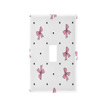 Imagem de Wassud Placa de cobertura para interruptor de luz, arcos simples, capas de tomada decorativas, placa de parede para tomadas elétricas, interruptor único, tamanho padrão