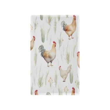 Imagem de Wassud Placa de cobertura de interruptor de luz, capas de tomada decorativas, placa de parede para tomadas elétricas, galinhas, tampas de tomada com interruptor único