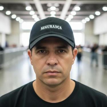 Imagem de Boné De Segurança Bordado Cosplay Festas Eventos Tamanho:ÚnicoCor:Pret