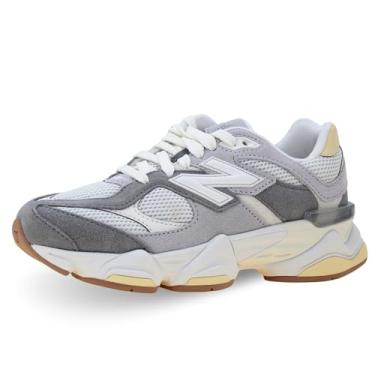 Imagem de New Balance 9060 Sapatos infantis grandes, Cinza, branco, 7.5 Women/6 Men