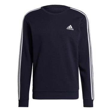 Imagem de Blusa Moletom Essentials Fleece 3-Stripes Adidas-Masculino