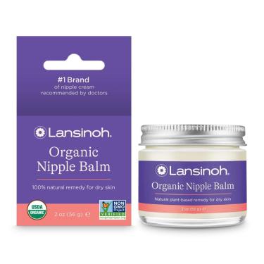 Imagem de Creme para mamilos Lansinoh Organic 60mL para bebês que amamentam