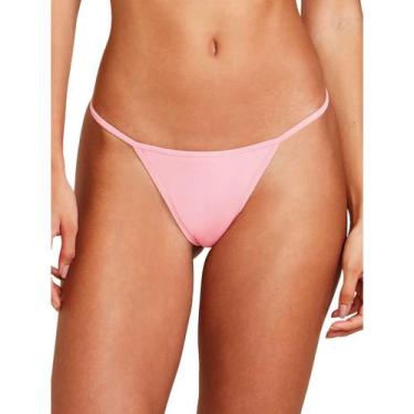Imagem de Calcinha Fio Dental String Laterais Finas Light Básica Hope, Rosa algo