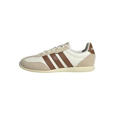 Imagem de adidas Tênis feminino Barreda Low, Branco/Baunilha quente, 35