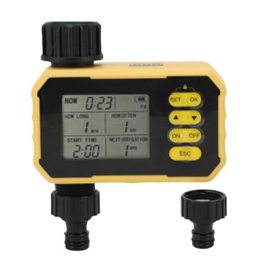 Imagem de Válvula solar de via única, temporizador de irrigação automática, temporizador de irrigação com sensor de chuva para jardim e pátio