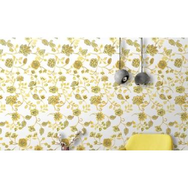 Imagem de Rolo Papel de Parede Auto Adesivo Lavável Full-HD Interno ou Externo Flores e Floral(1,0 x 0,47 metros,15)