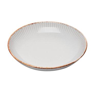 Imagem de Prato para Massa de Cerâmica Linear Cinza 23cm - Lyor