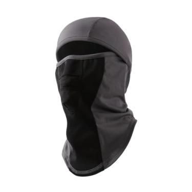 Imagem de Colaxi Máscara facial para esqui, balaclava, cachecol macio e respirável, protetor de pescoço para atividades ao ar livre como motociclismo, ciclismo, Cinza