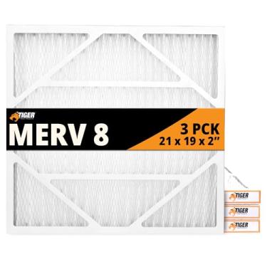 Imagem de Filtros MERV 8 plissados compatíveis/de substituição para HVAC e pré-filtros para Dri-Eaz HEPA 700 e purificadores de ar semelhantes, 53 x 48 x 5 cm, pacote com 3