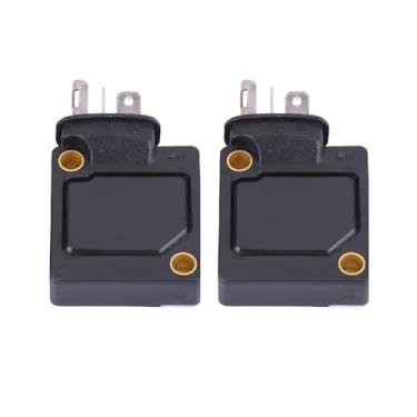 Imagem de Aublinto Módulo de ignição de distribuidor de 2 peças adequado para Mazda RX4 RX5 RX-7 FB 12A 13B 1981-1985 S2 S3 peças de substituição # E301-24-910 J-109 E30124910 J109 J007 X00471 MM 471 E5007