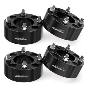 Imagem de GAsupply Espaçadores de roda ATV 4 x 110, compatíveis com CFMoto, Segway, Yamaha, adaptadores espaçadores de roda de 50 mm pretos com furo de cubo de 74 mm com pinos de 12 × 1,25, pacote com 4