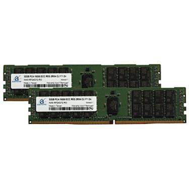 Imagem de Adamanta Atualização de memória de servidor de 64 GB (2 x 32 GB) compatível com chip registrado HP Apollo 4200 Gen 9 DDR4 2400MHZ PC4-19200 ECC 2Rx4 CL17 1,2V
