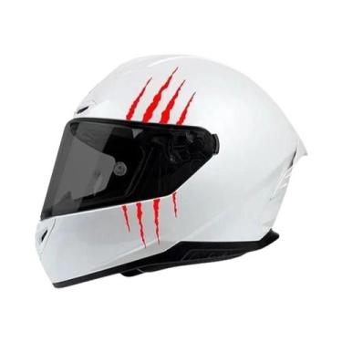 Imagem de Adesivos De Capacete De Motocicleta Ghost Claw, Decalques De Vinil Imp