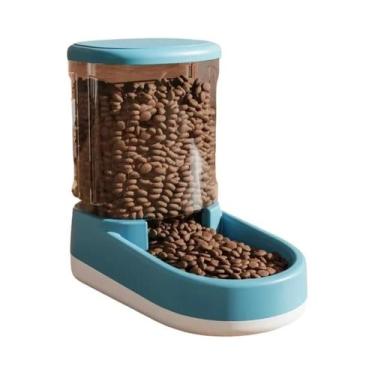 Imagem de Alimentador Pet automático elétrico sem inserir, cão e gato bebendo fl