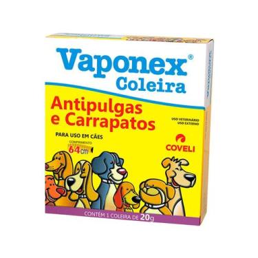 Imagem de Coleira Antipulgas E Carrapatos Vaponex Coveli 64cm