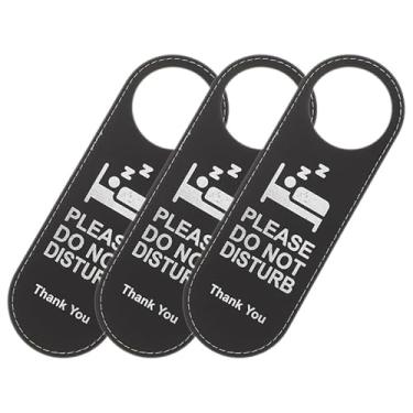 Imagem de OUNONA 3 peças placa de maquiagem não perturbe placa dupla face gancho de porta de hotel para hotel, escritório, quarto, banheiro