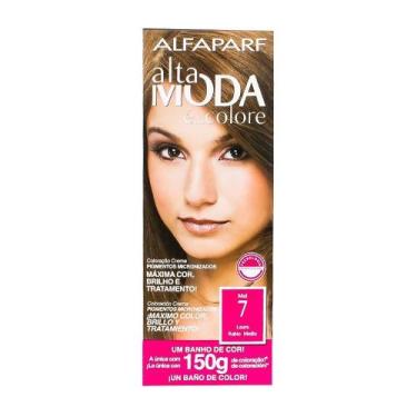 Imagem de Tintura alta moda 7 louro mel 150g - ALFAPARF