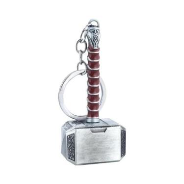 Imagem de Chaveiro De Metal Martelo De Thor, Acessório De Filme, Porta-Chaves, O