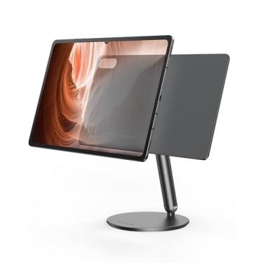 Imagem de LULULOOK Suporte magnético apenas para Samsung Galaxy Tab S11 Ultra 2025, dobrável e giratório de 360° com suporte para S-Pen para Samsung Galaxy Tab de 14,7 polegadas SM-X930