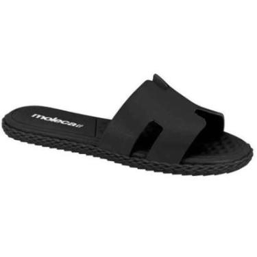 Imagem de Sandália Rasteira Moleca Napa Sintética com Palmilha Acolchoada Feminina 5452-Feminino