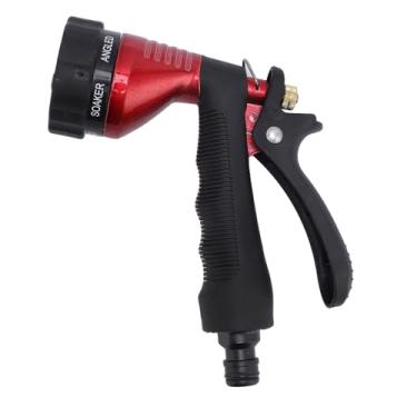 Imagem de aqxreight Bocal de Mangueira de Jardim 6 Modos Bocal de Spray de água de Metal Ajustável de Alta Pressão para Irrigação de Gramado Lavagem de Carro Banho de Animais de Estimação Jato de Névoa de
