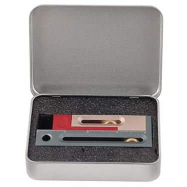 Imagem de QANYEGN Ajustador de slot de serra de mesa, ferramenta de encaixe e espiga, bloco de medição móvel para carpintaria para serras de mesa, serras de esquadria, serras cantilever