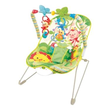 Imagem de Cadeira de Descanso com Música e Vibração, Balanço para Bebê, Móbile Removível, Cinto de Segurança 3 Pontos, Até 18kg, 0-3 Anos