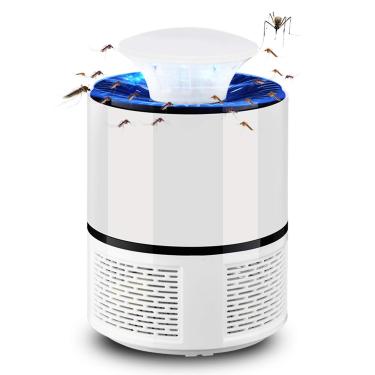 Imagem de Lâmpada Mosquito Zapper Matadora de Insetos Portátil Fonte Alimentação USB Baixo Ruído Consumo Energia para Casa Escritório Quarto