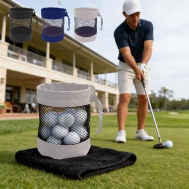 Imagem de Bolsa de armazenamento de bola esportiva portátil - organizador de cordão durável para golfe, futebol, vôlei, leve para treinadores, uso em viagens