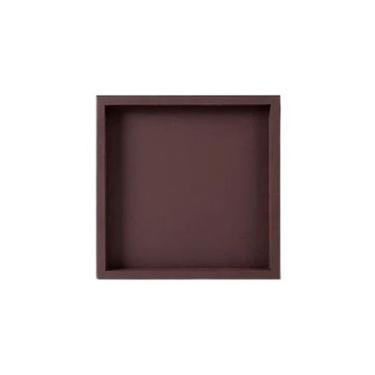 Imagem de Pires de plantas Bandeja de drenagem para pires plantas estilo simples, palete vaso flores cimento imitação para sala estar e varanda(Brown,X-Large)