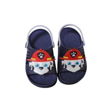 Imagem de Papete Patrulha Canina Sandália Infantil Leve Confortável Chase Skye, 