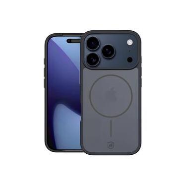 Imagem de Capa case capinha para iPhone 17 Pro Max - Magsafe Wave Fumê - Preta - Gshield