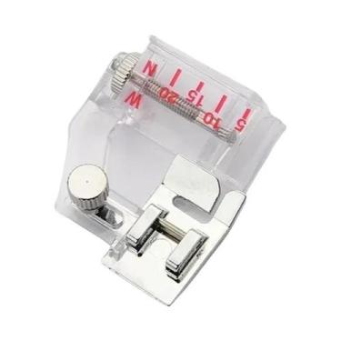 Imagem de Pé De Máquina De Costura Ajustável 6290 Para Acabamento De Bordas De T