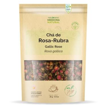 Imagem de Chá de Rosa Rubra, Botões Florais Selecionados, Importado da Europa, Medicina Natural, 25g