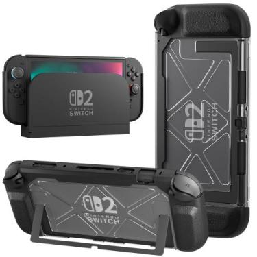 Imagem de Capa protetora GLDRAM Dockable Mecha para Nintendo Switch 2