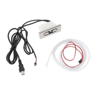 Imagem de Jiawu Controlador Elétrico de Alça de sofá, Elevador de Motor Duplo Com Faixa de Luz LED para Controle Conveniente, Materiais Fortes para Operação Remota de sofá de Sala de Estar