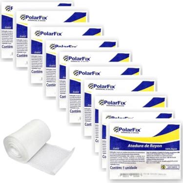 Imagem de Atadura de Rayon Estéril 7,5cm x 5m | Kit com 10 Pacotes
