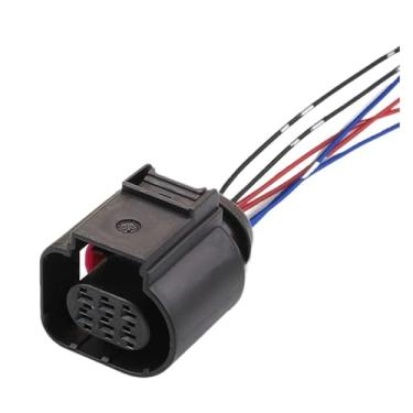 Imagem de SSXLSMYXGS 6 pinos fêmea 4.9 elemento de controle da válvula acelerador sensor temperatura conector do chicote elétrico 4h0 973 713 4h0973713 SSXLSMYXGS
