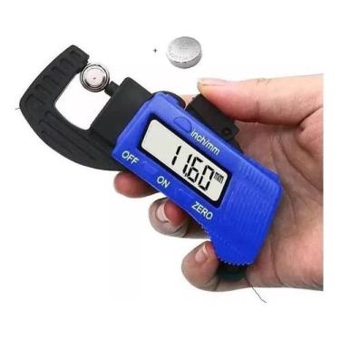Imagem de Micrometro Medidor De Espessura Digital 012.7mm - KLX