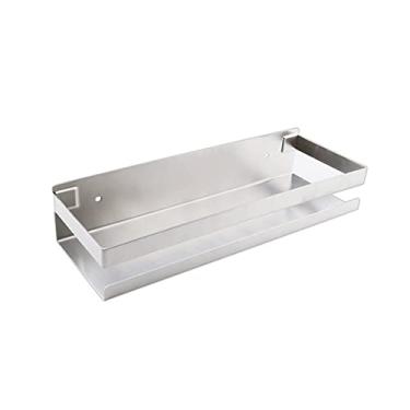 Imagem de Prateleiras de chuveiro prateleira de banheiro, rack de chuveiro de aço inoxidável, prateleira de chuveiro quadrada preta, organizador de armazenamento acessórios de banho (cor: dourado 50 cm