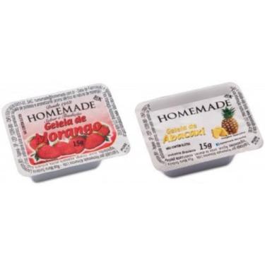 Imagem de Geléia Homemade 15g Caixa C/ 72 Unidades - Abacaxi E Morango