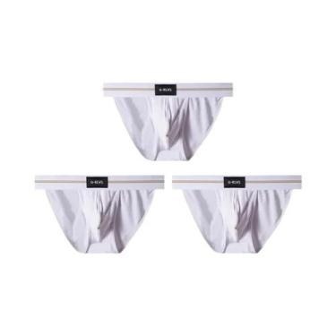 Imagem de Cuecas Super Grandes Com Elástico Para Homens, Design Sem Costura, Com