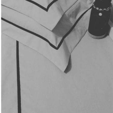 Imagem de Jogo Lençol Queen Fronha C/ Abas 4 Pcs 100% Algodão 180 Fios - INGRID 