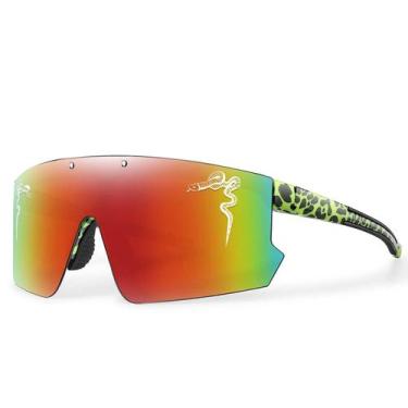 Imagem de Óculos De Sol Unissex UV400 Para Ciclismo, Armação Grande, 5 Cores, Óc