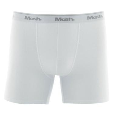 Imagem de Kit C/ 2 Cuecas Boxer Longa Mash 070.40, Branco, G