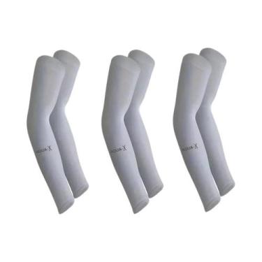 Imagem de Mangas Protetoras Respiráveis Com Proteção UV (3 Pares) Para Esportes,